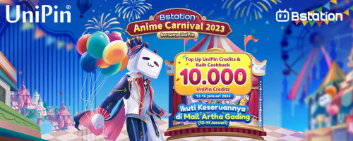 Ikuti Keseruan Bstation Expo bareng UniPin – Raih Cashback 10.000 UniPin Credits Setiap Hari
